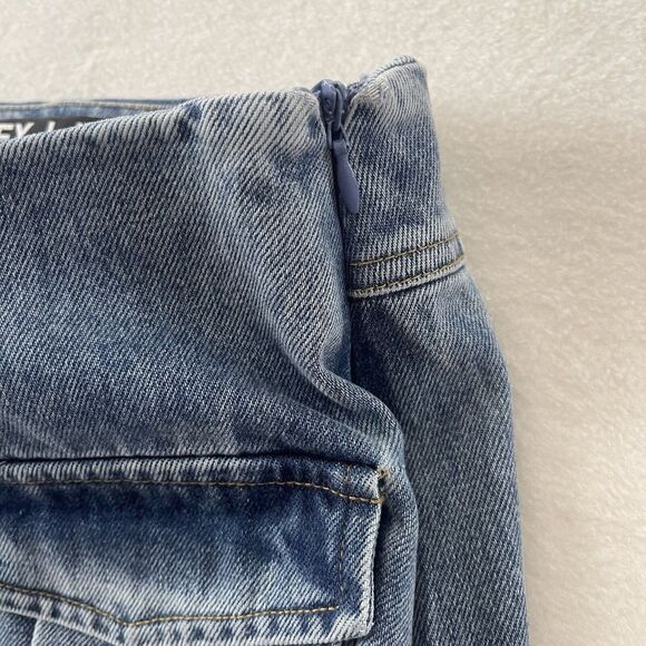 Greylab Cargo‎ Pocket Denim Miniskirt Sz Small NWT - Picture 6 of 13